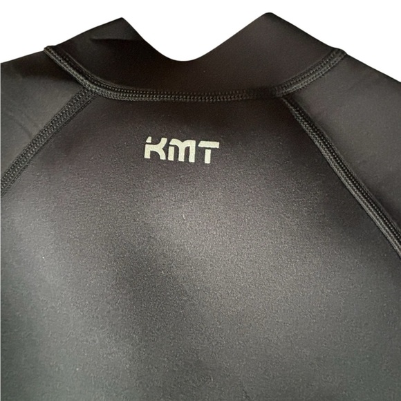 KMT Shorty Wetsuit LS Neoprene Rashguard Diving Suit Sz 16 W/Zipper Paddle Board - Picture 4 of 9